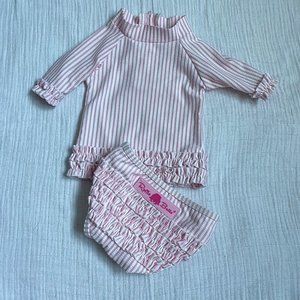 RuffleButts 2pc Bathing Suit